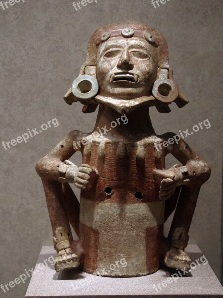 Mexico Anthropological Museum Mesoamerica Statue Art