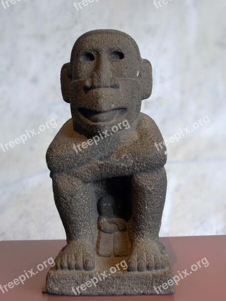 Mexico Anthropological Museum Mesoamerica Statue Art