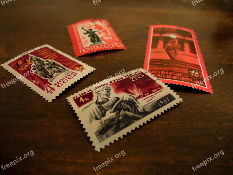 Postage Stamp Character The Soviet Union Old Retro