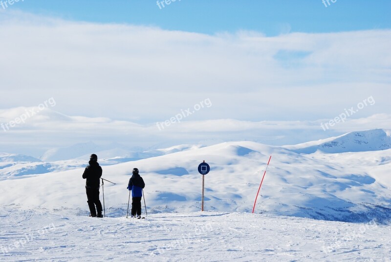 Hemavan Real Mountains Mountain Top Mountain White