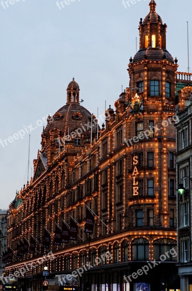 Store Harrods London Department Stores Christmas