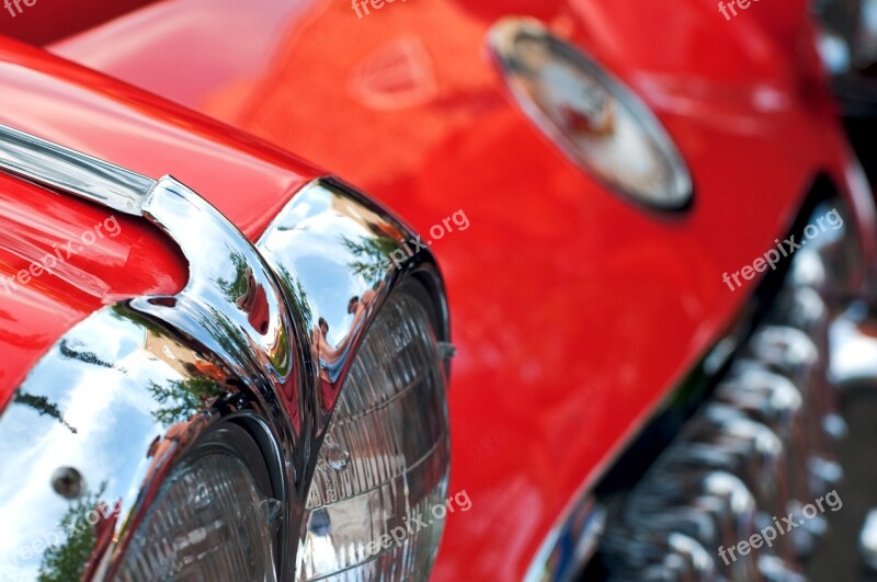 Chevrolet Corvette Corvette Red Coupe Detroit