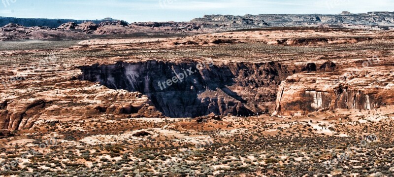 Arizona Page Arizona Horseshoe Bend Southwest Landscape