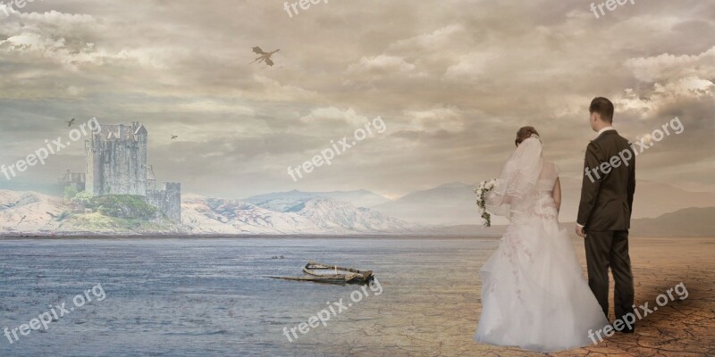 Fantasy Composing Romantic Mysticism Photoshop