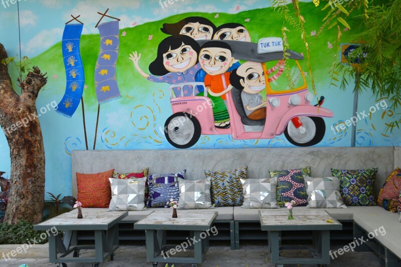 Mural Wall Art Building Painting