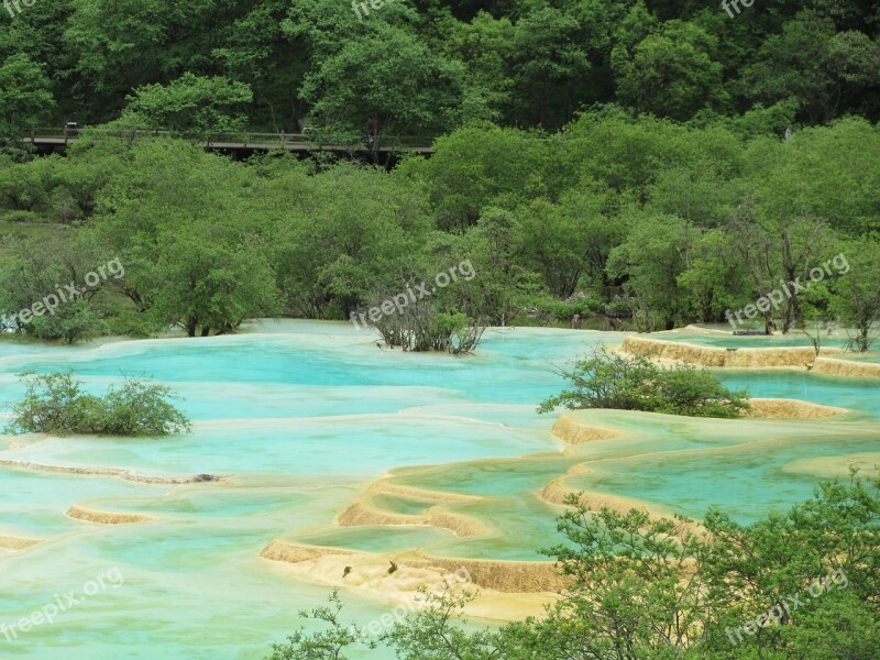 Jiuzhaigou The Scenery Lake Free Photos