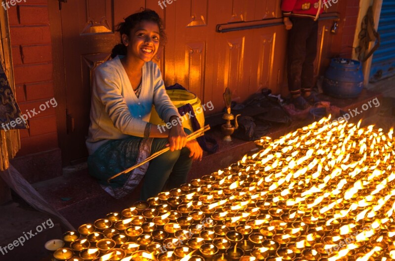 Candle Light Light Celebration Yellow Glow