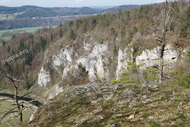 Danube Valley Danube Forest River Rock