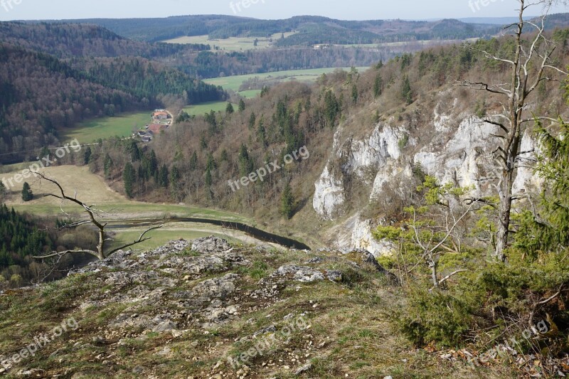 Danube Valley Danube Forest River Rock