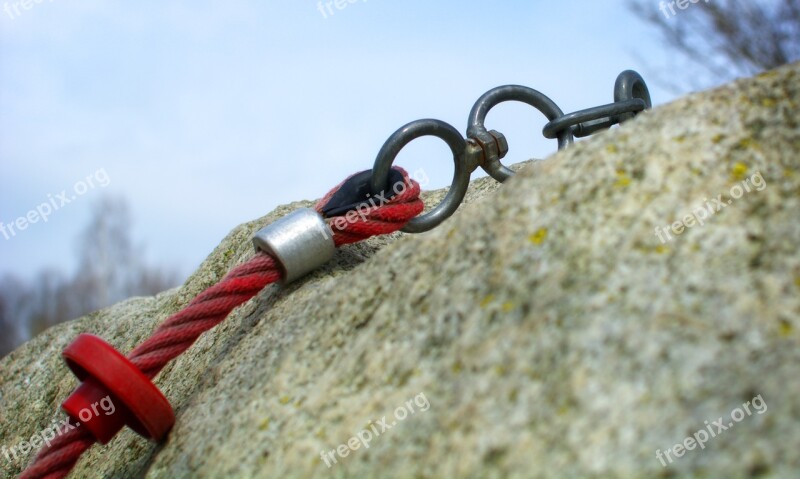 Mountaineering Rope Climb Secure Security