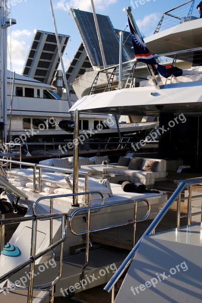 Yachts Boats Deck Teak Rail