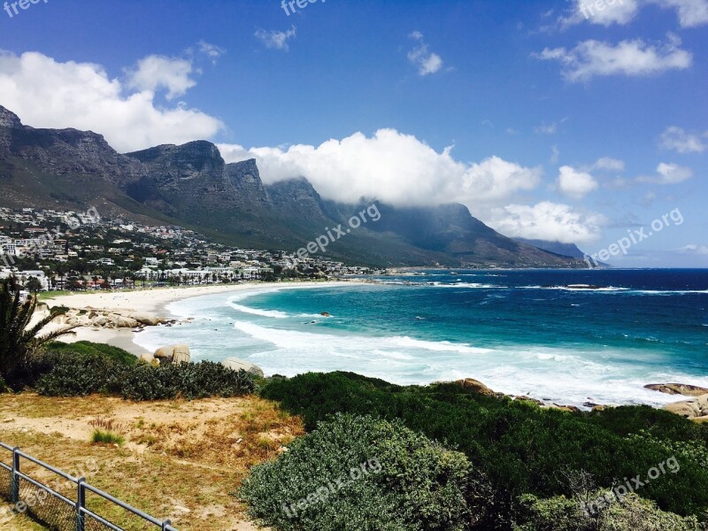 Cape Town Camps Bay South Africa Rock Table Mountain