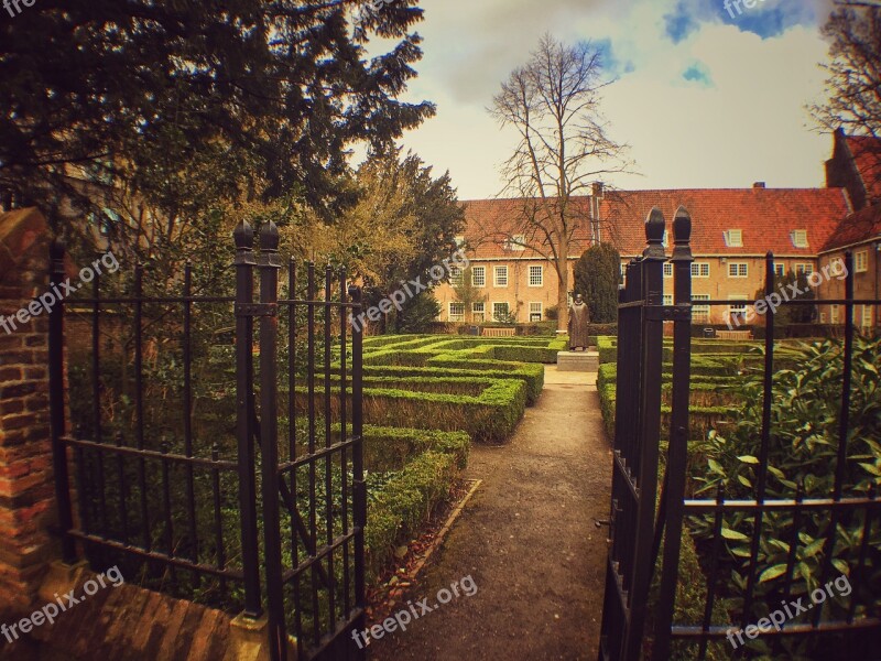 Delft Prinsenhof Town Garden Free Photos