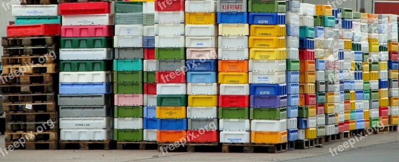 Containers Boxes The Crates Palette Port