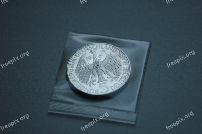 Silver Coin Used Free Photos