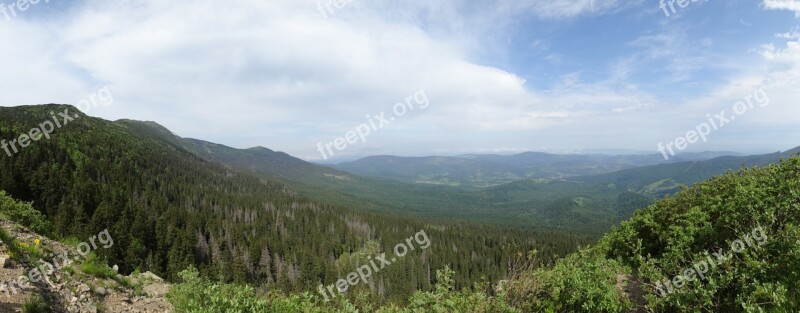 Babia Top Beskids Mountains Landscape Nature