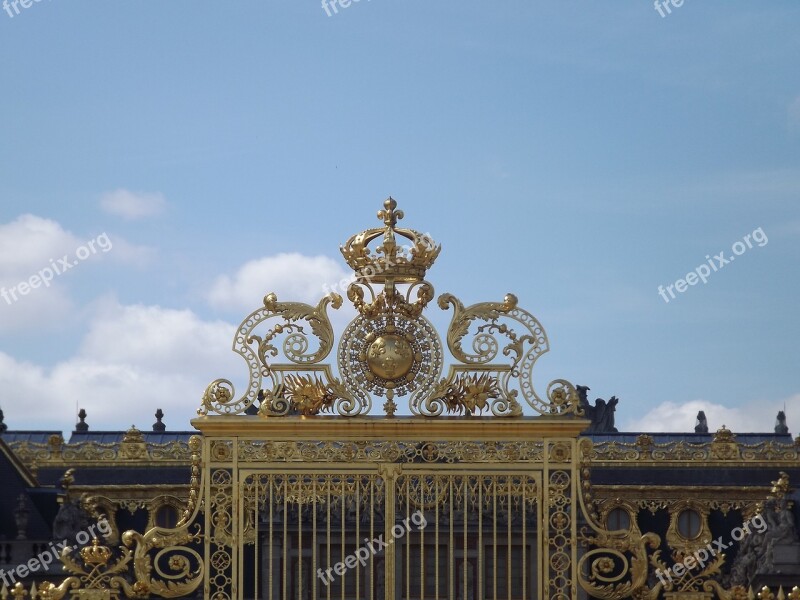 Versailles France Gate Gold Paris