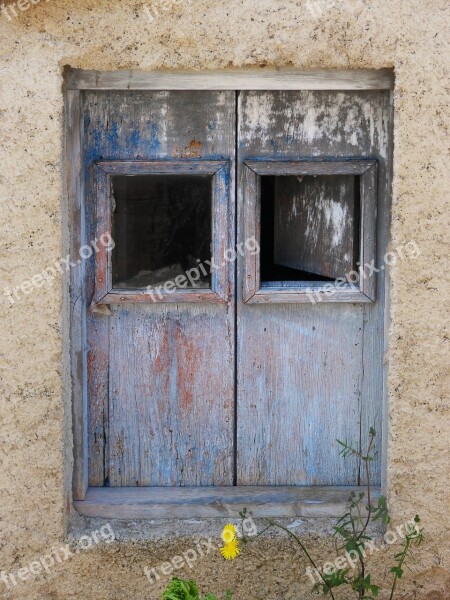 Window Little Window Old Abandoned Wood