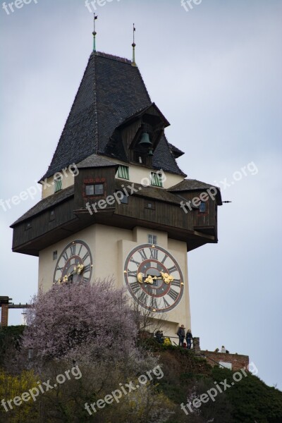 Clock Tower Graz Tower Austria Styria