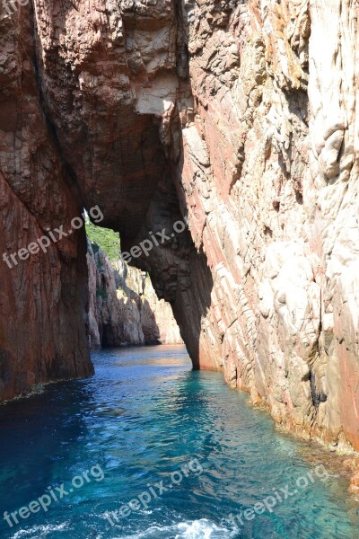 Corsica Scandola Reserve France Mediterranean