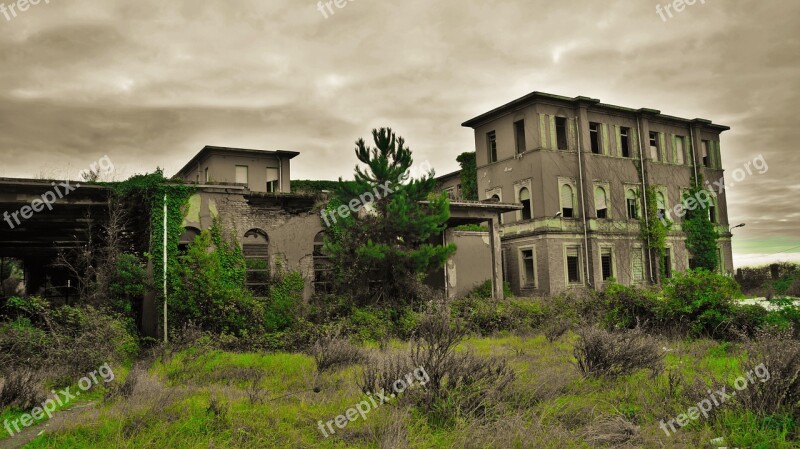 Abandonment Structure Construction Building Decadence