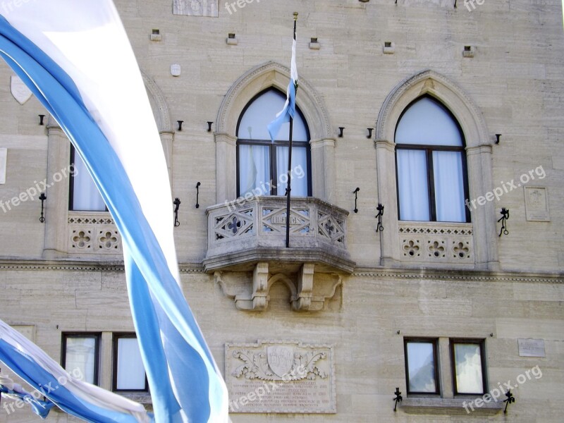 San Marino Parliament Flag Free Photos