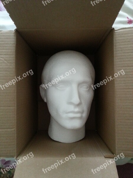 Head Dummy Polystyrene Model Mannequin