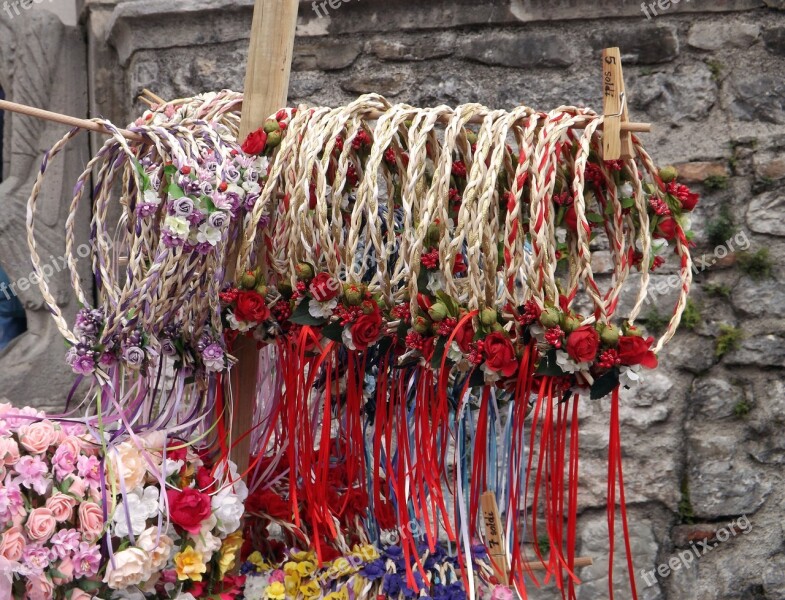 Garlands Feast Colorful Flowers Flower Color