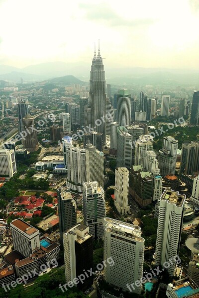 Kong Kuala City View From Tv Tower Free Photos