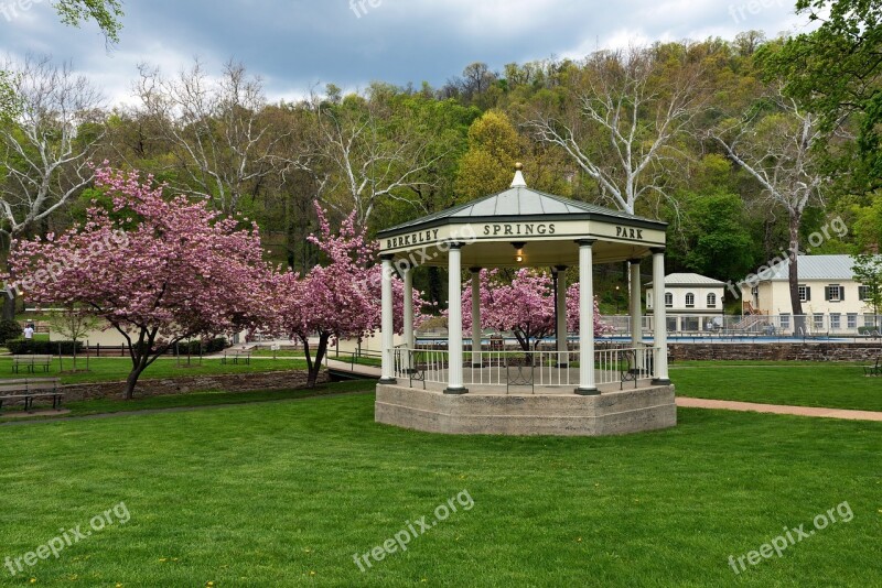 Gazebo Berkeley Spring West Virginia Spring Landscape