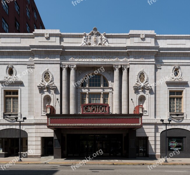 Capitol Theatre Theater Music Hall Building Structure