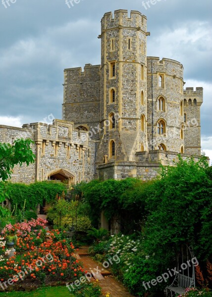 Windsor Castle Hdr Castle Windsor Attraction