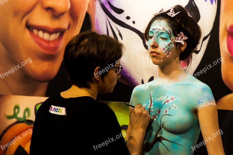 Expocosmética Young Presentation Model Body Painting