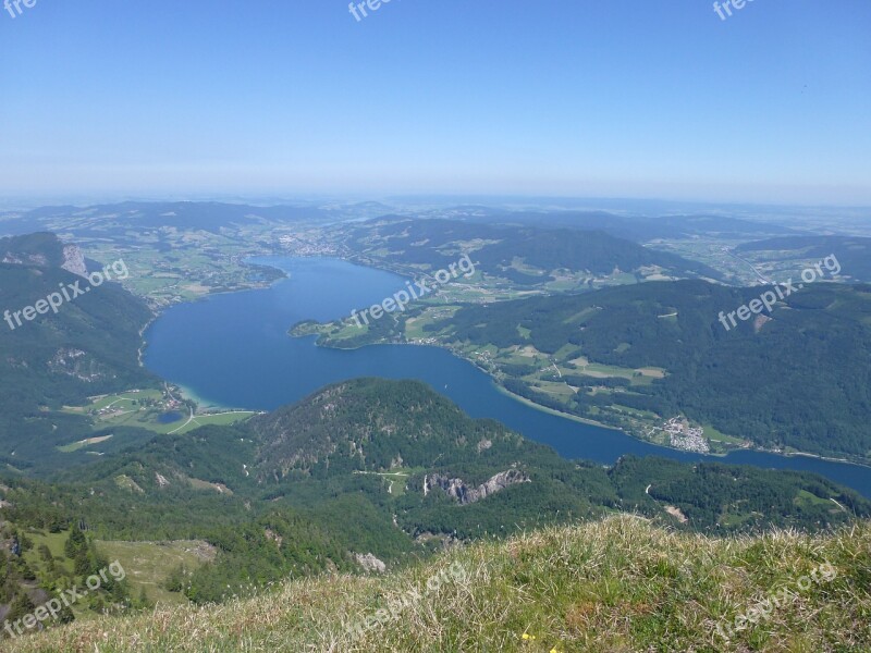 Mondsee Landscape Lake Summer Beautiful