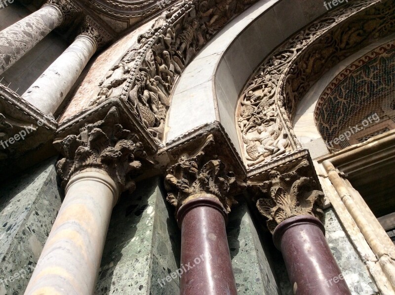 Basilica St Mark's Venice Archi Buildings