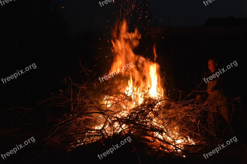 Easter Fire Mecklenburg Joy Pagan Free Photos