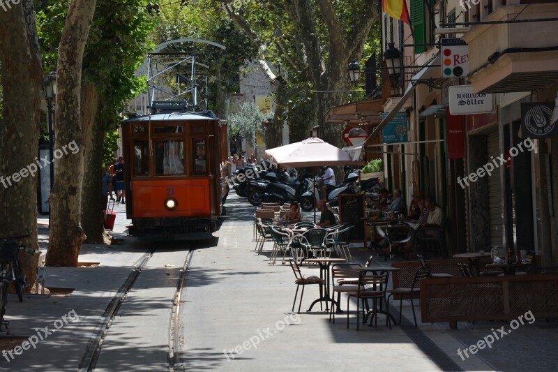 Escorca Sollier Tram Road Free Photos