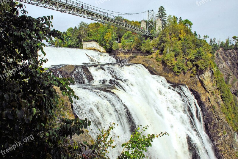 Canada Québec Cascade Fall Madeleine