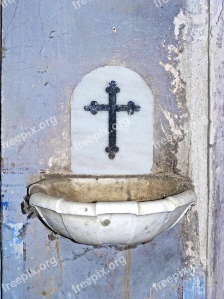 Holy Water Pica Church Marble Free Photos