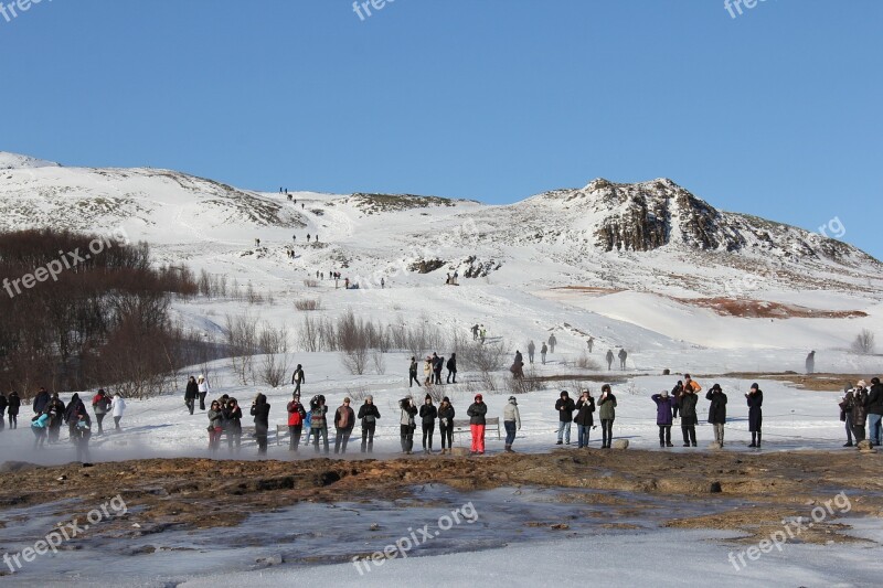 Geysir Hot Springs Geysers Amazing Hot Geysers