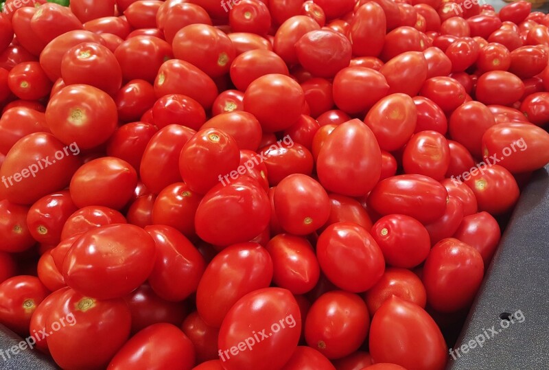 Tomatoes Roma Tomatoes Food Grocery Red