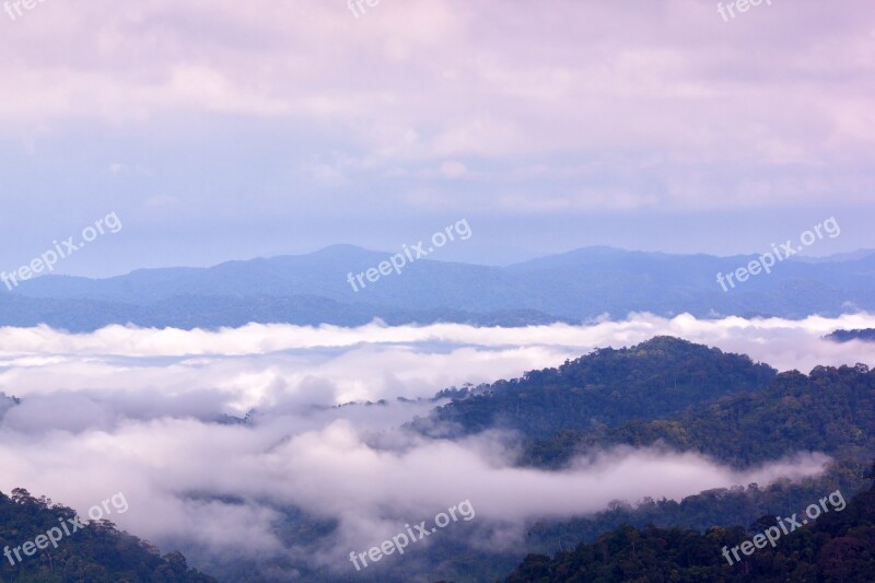 Fog Mountains Sea Fog National Ejaculation Thailand