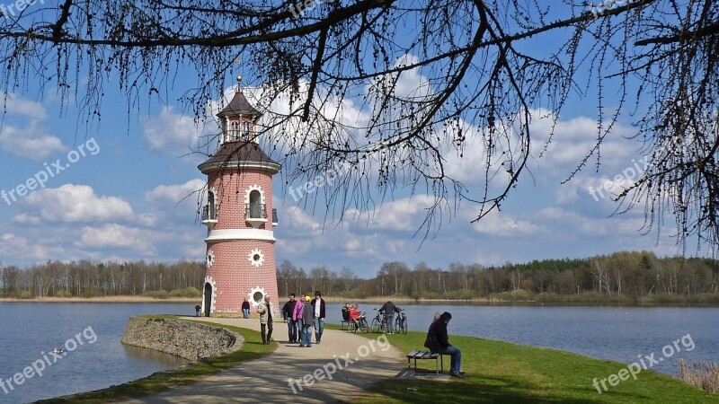 Germany Saxony Meissen Lighthouse Spring