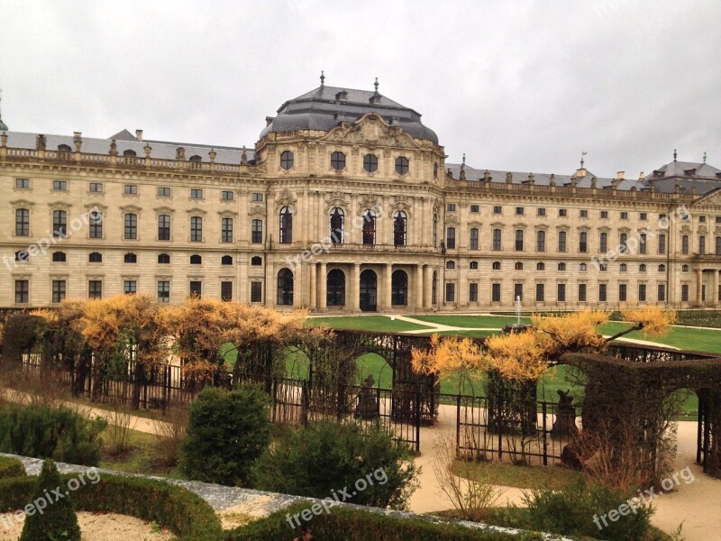 Würzburg Residence Castle Garden Architecture