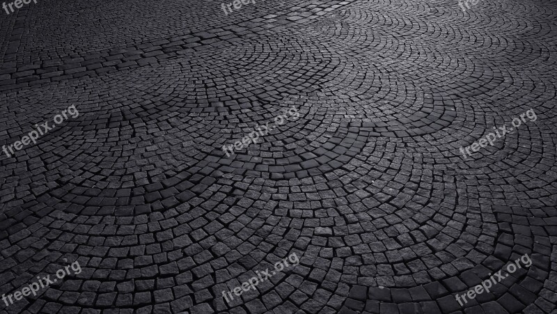 Pebble Road Cobblestone Road Cobblestone Stone Walkway Stone Path