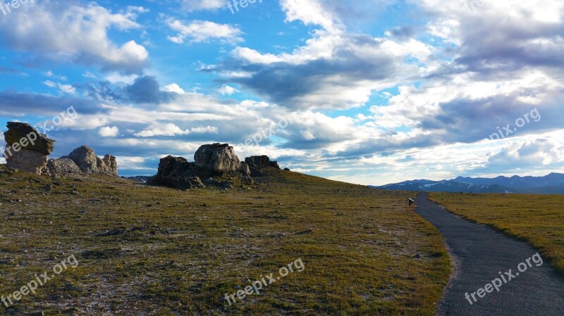 Rocky Mountain National Park Colorado Landscape Scenic Sky