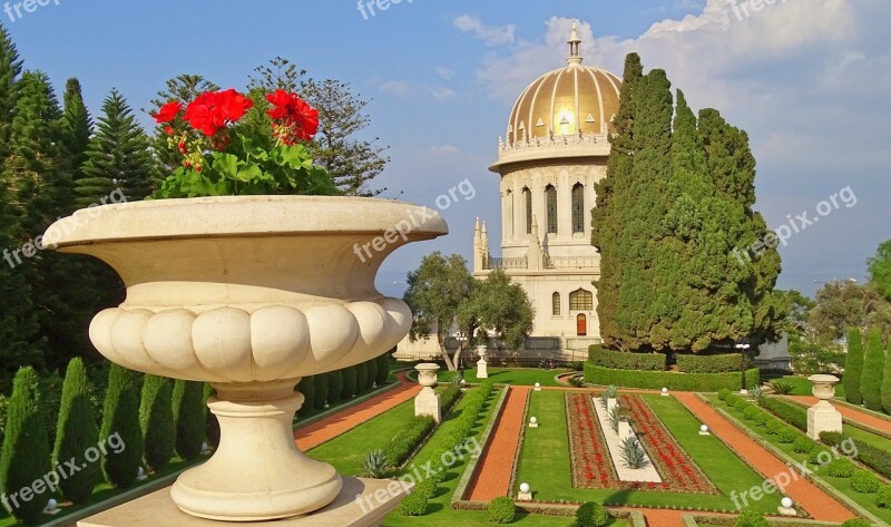 Israel Haifa Bahá ' í Faith Bahá ' í Weltzentrum Shrine