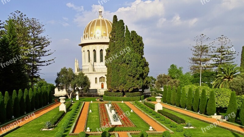 Israel Haifa Bahá ' í Faith Bahá ' í Weltzentrum Shrine