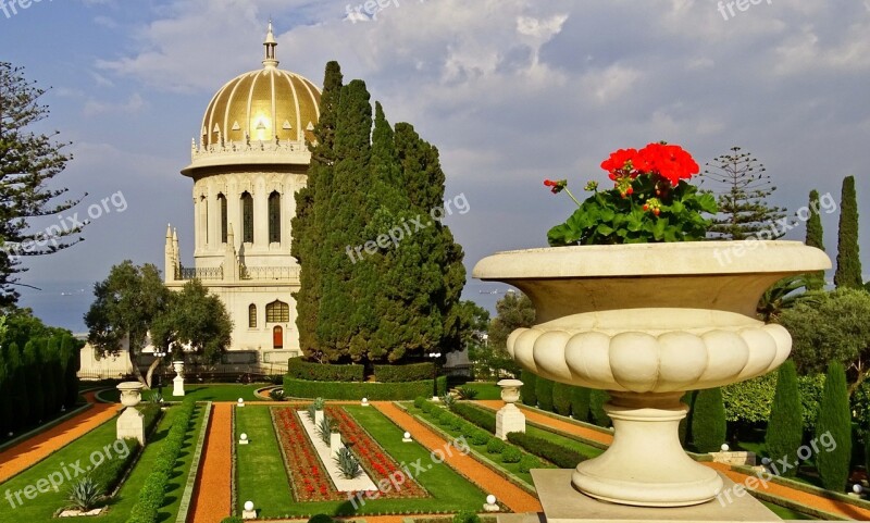 Israel Haifa Bahá ' í Faith Bahá ' í Weltzentrum Shrine