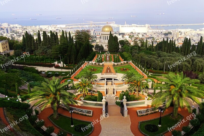 Israel Haifa Bahá ' í Faith Bahá ' í Weltzentrum Shrine